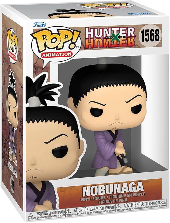 Funko POP! Animation: Hunter X Hunter - Nobunaga Hazama - Hunter X Hunter (HXH) - Collectable Vinyl Figure - Gift Idea - Official Merchandise - for Kids & Adults - Anime Fans