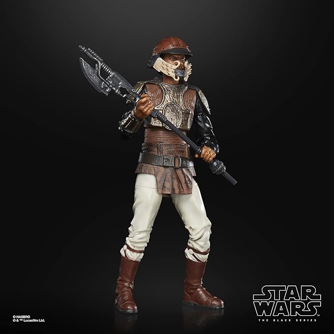 STAR WARS The Black Series Archive Lando Calrissian (Skiff Guard) Toy 6-Inch-Scale Return of The Jedi Collectible Action Figure, (F4364)