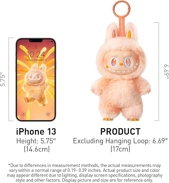 POP MART The Monsters Big into Energy Series - Vinyl Plush Pendant Blind Box | Random Collectible Figures, Plush Keychain Toys & Home Decorations (Single Box)