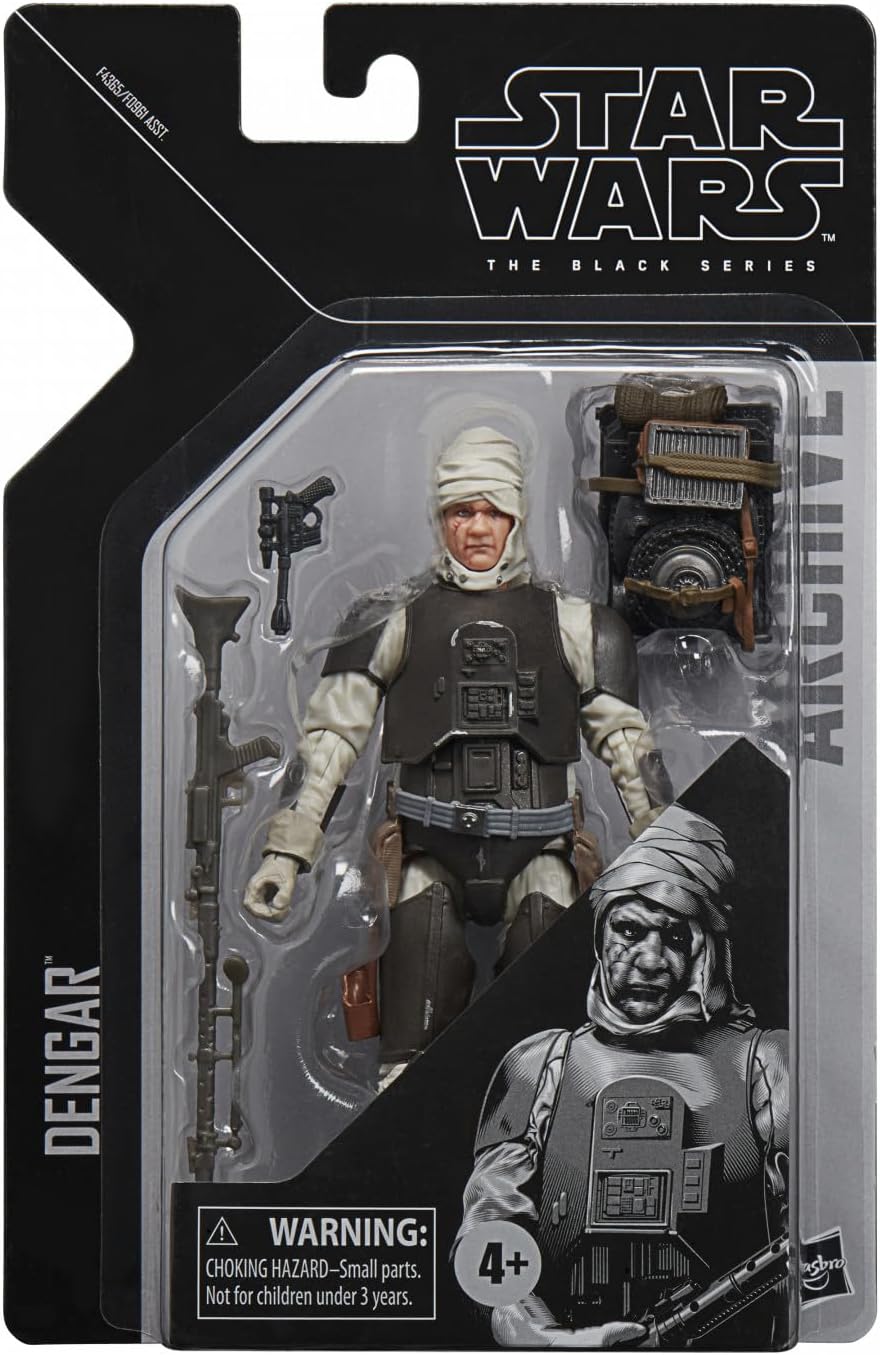 STAR WARS The Black Series Archive Dengar Toy 6-Inch-Scale Return of The Jedi Collectible Action Figure, Toys Kids Ages 4 and Up, (F4365)