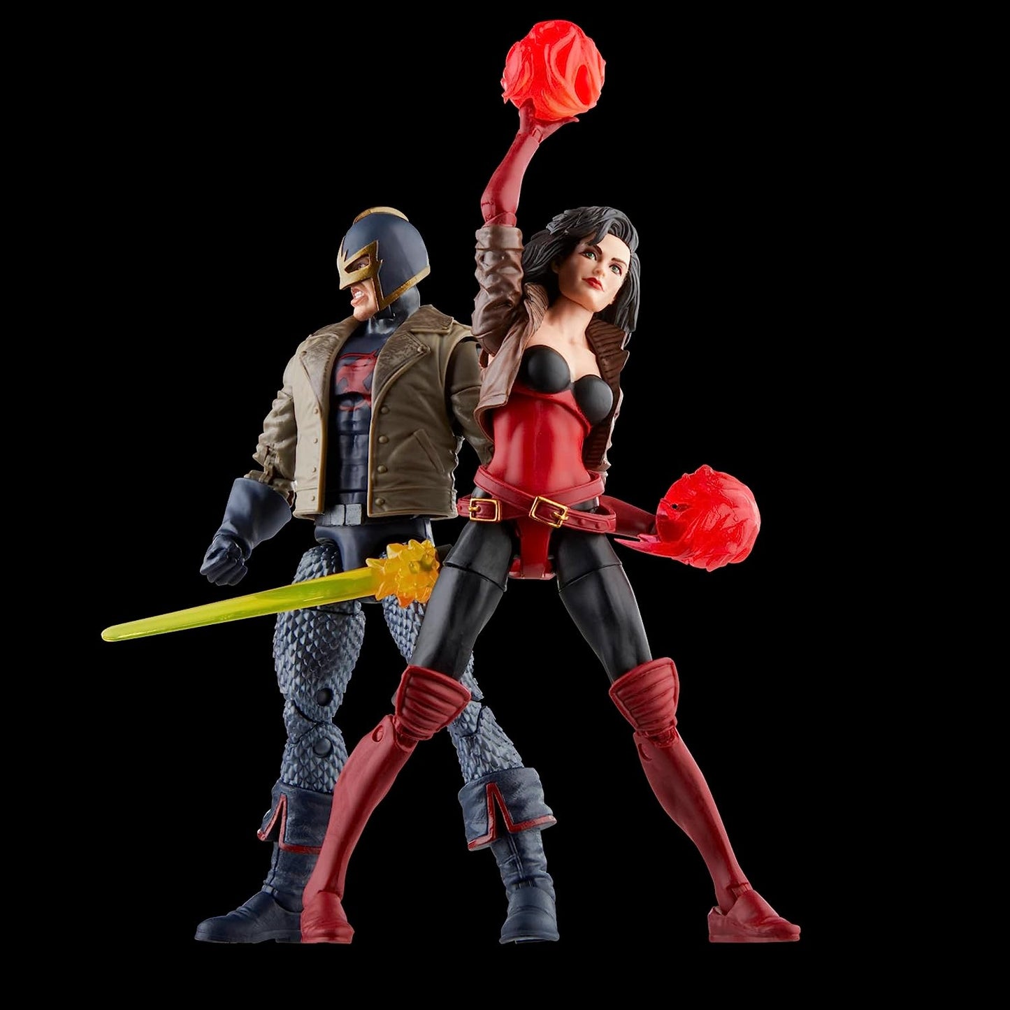 Marvel Legends Series Black Knight Sersi, Avengers 60th Anniversary Collectible 6-Inch Action Figures (Amazon Exclusive), Small