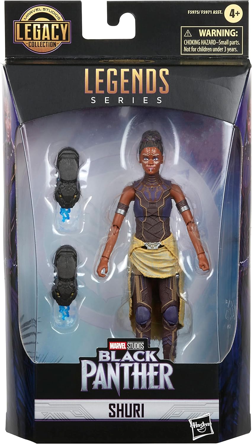 Marvel Legends Series Black Panther Legacy Collection Shuri 6-inch Action Figure Collectible Toy, 2 Accessories