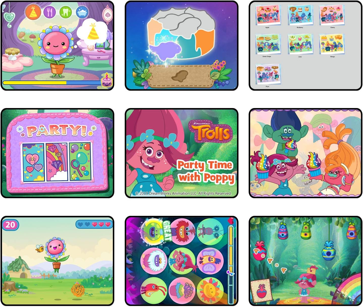 LeapFrog Rockit Twist Game Pack: Trolls Party Time with Poppy