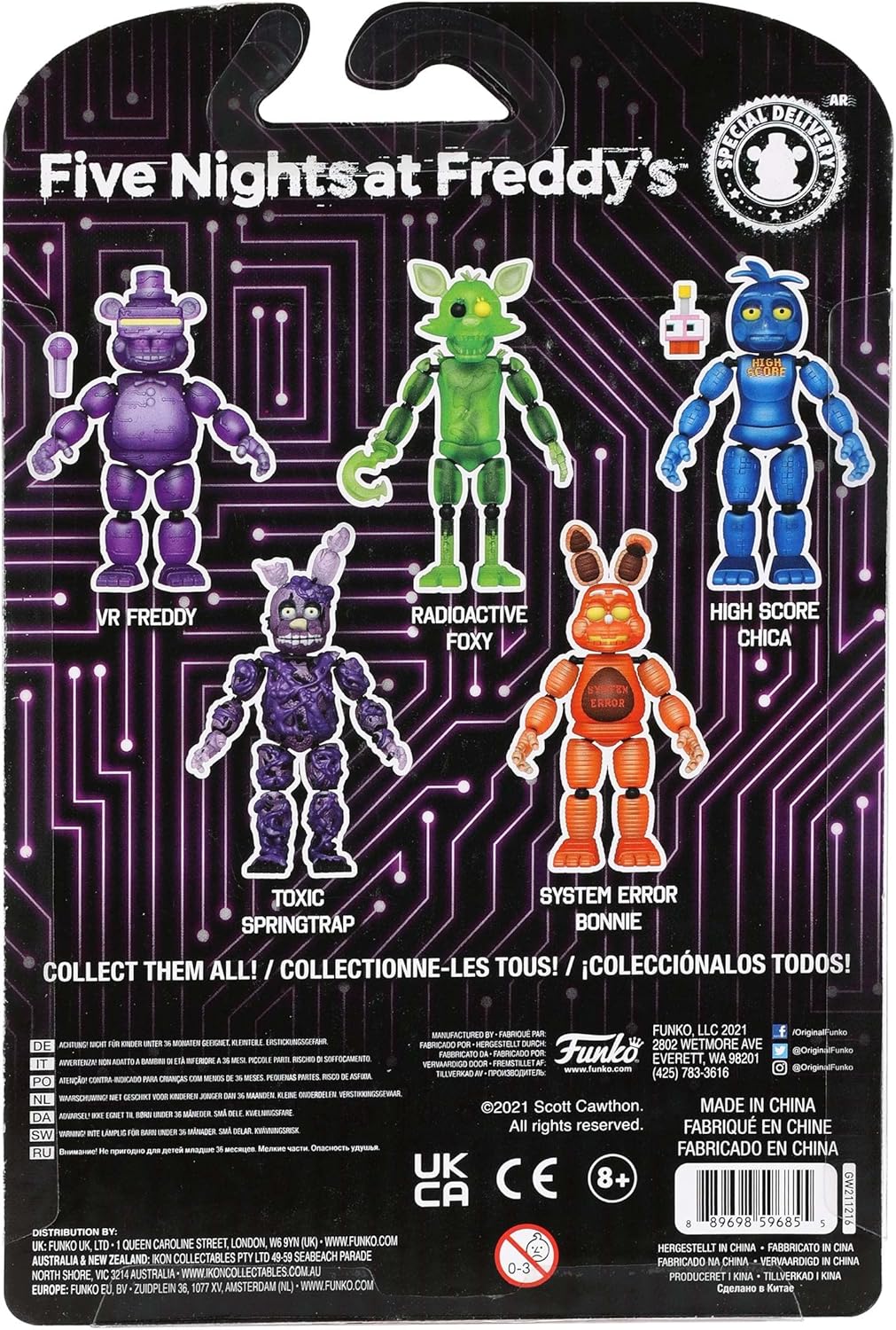 Funko Pop! Action Figure: Five Nights at Freddy's - System Error Bonnie (Glow in The Dark)