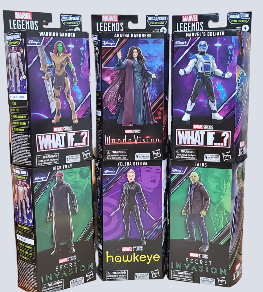 Marvel Legends Series Collectible 6-inch Action Figures Bundle with Build-A-Figure Part Hydra Stomper