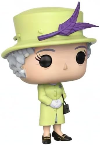 Funko Pop! Royals: Royals - Queen Elizabeth II Action Figures, Multicolor, Standard