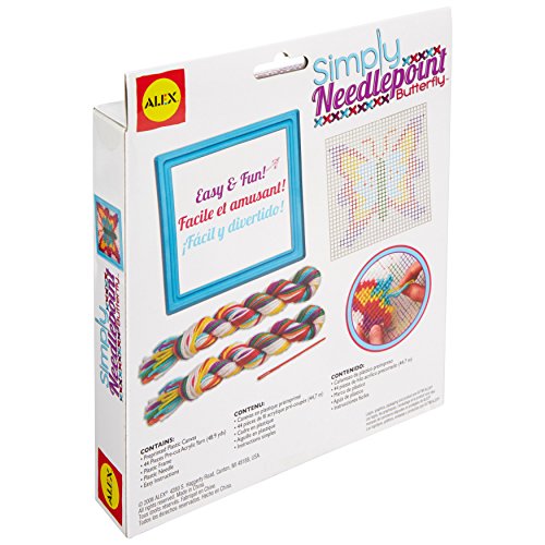 ALEX Toys Simply Needlepoint Butterfly Kids Art and Craft Activity