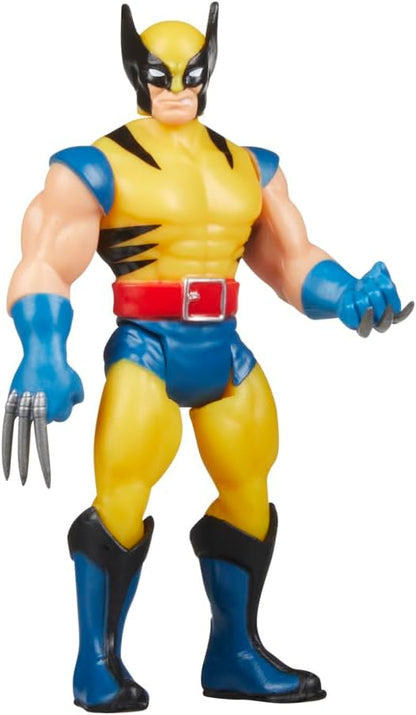 Marvel Legends Series Retro 375 Collection Wolverine 3.75-Inch Collectible Action Figure, Toys for Ages 4 and Up