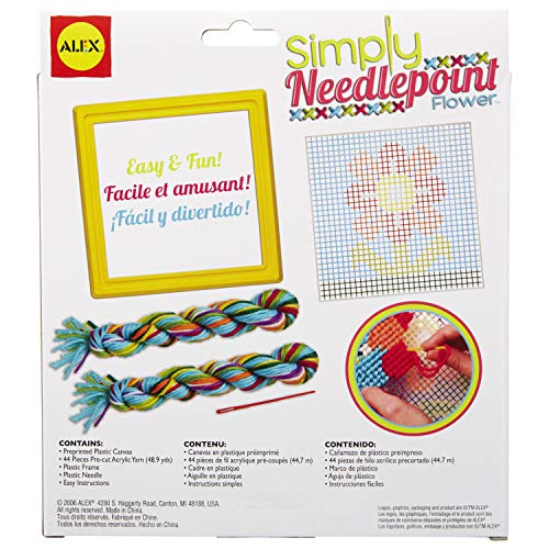 ALEX Toys Simply Needlepoint Butterfly Kids Art and Craft Activity