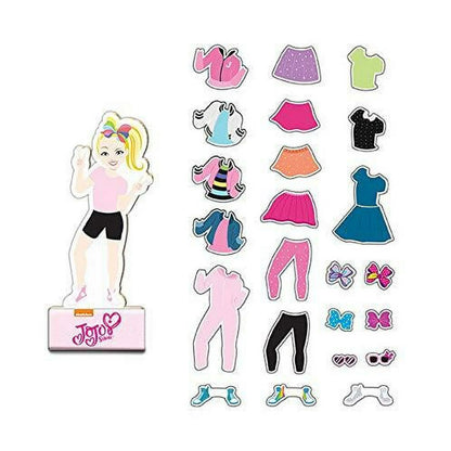 TCG Toys JoJo Siwa - 26 Piece Magnetic Wood Dress Up