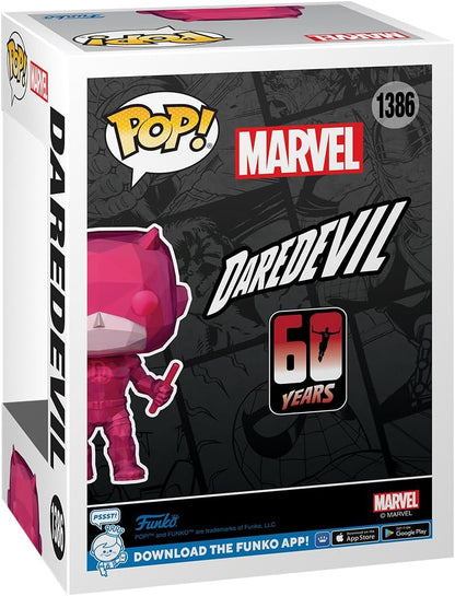 Funko Pop Marvel: Daredevil 60th Anniversary - Daredevil - (Facet)  - Marvel Comics - Collectable Vinyl Figure - Gift Idea - Official Merchandise - Toys for Kids & Adults - Superheroes Fans