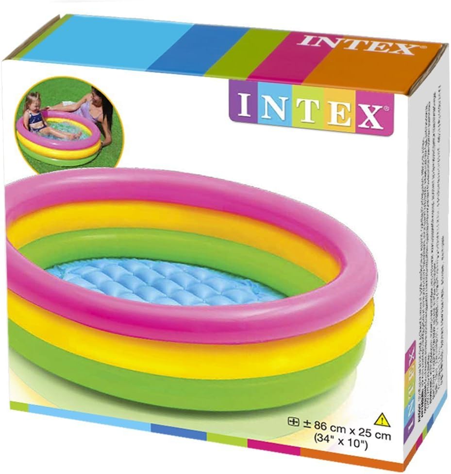 Intex Sunset Glow Baby Pool (34in x 10 in)