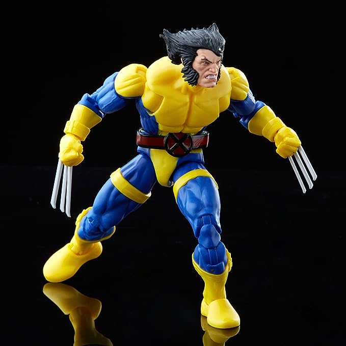 Marvel Legends Series X-Men Classic Wolverine 6-inch Action Figure Toy, 4+ Years, 3 Accessories