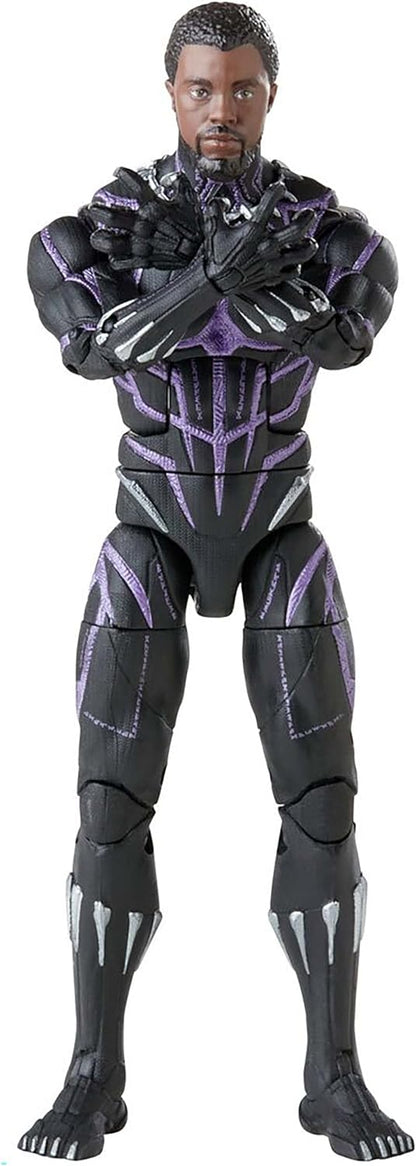 Marvel Legends Series Black Panther Legacy Collection Black Panther 6-inch Action Figure Collectible Toy, 3 Accessories