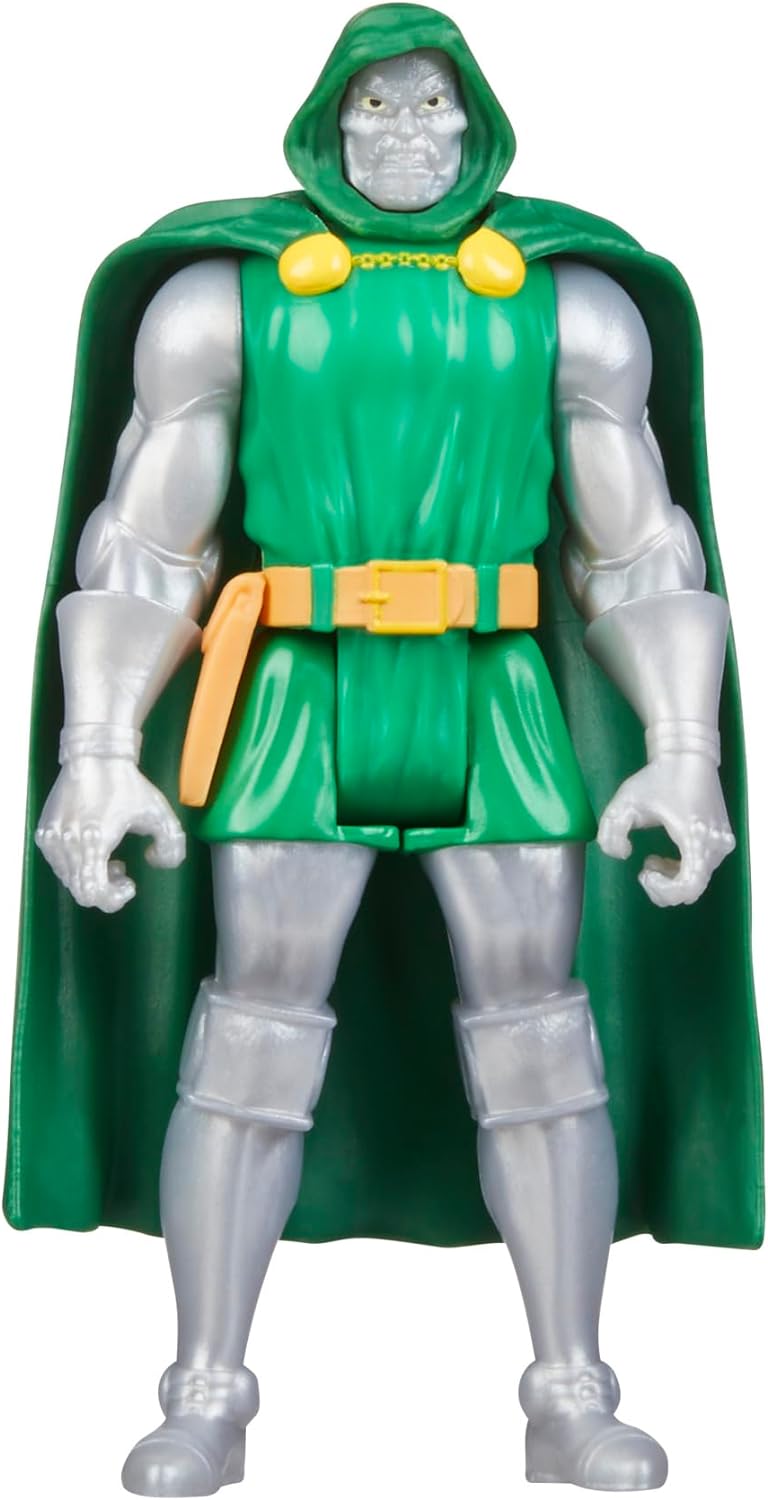 Marvel Legends Series Retro 375 Collection Doctor Doom 3.75-Inch Collectible Action Figures, Toys for Ages 4 and Up