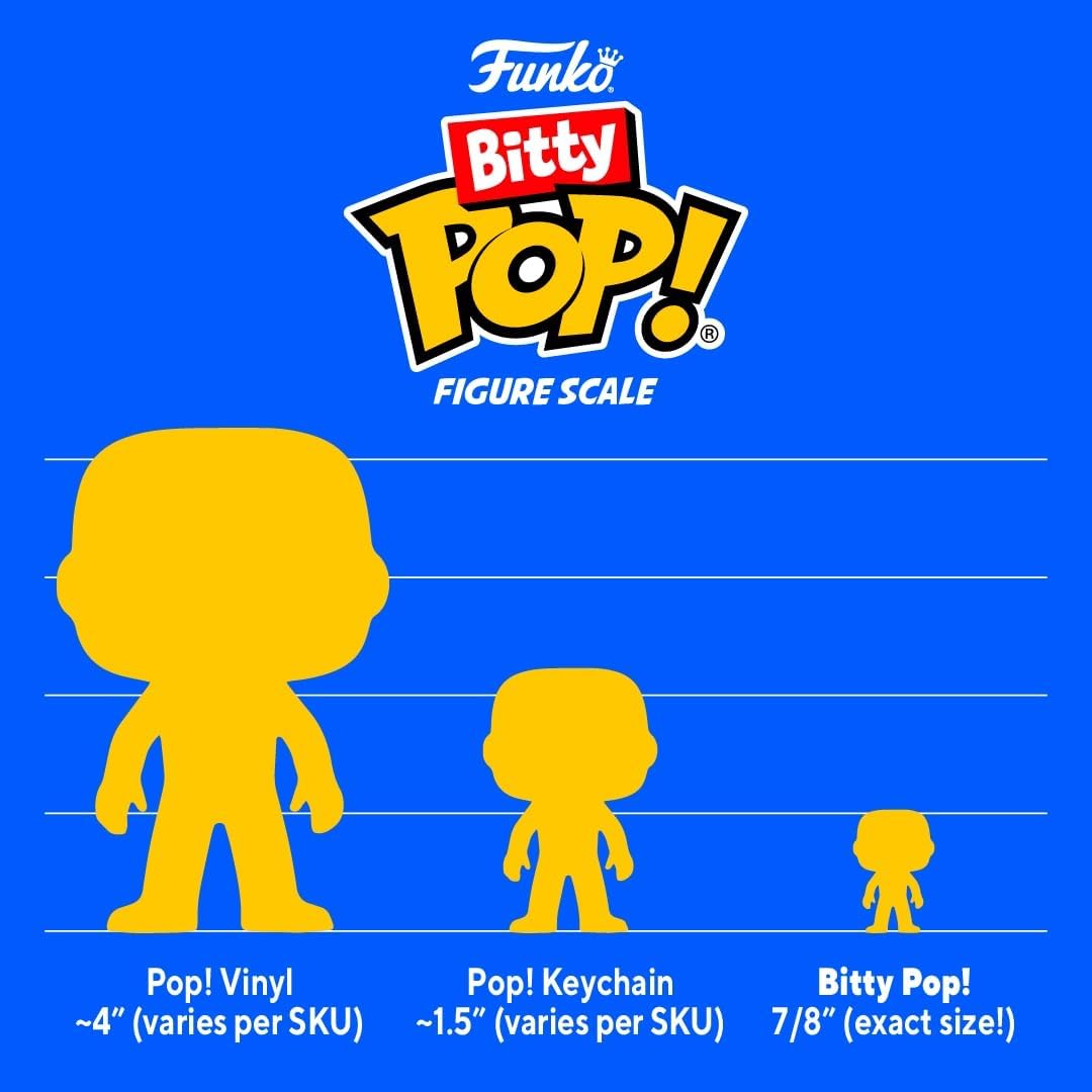 Funko Bitty POP! Mandalorian 4 Pack - The Mandalorian, Bitty POP! Kuiil, Bitty POP! Offworld Jawa, and a Mystery Bitty POP! Figure and A Surprise Mystery Mini Figure - 0.9 Inch (2.2 Cm)
