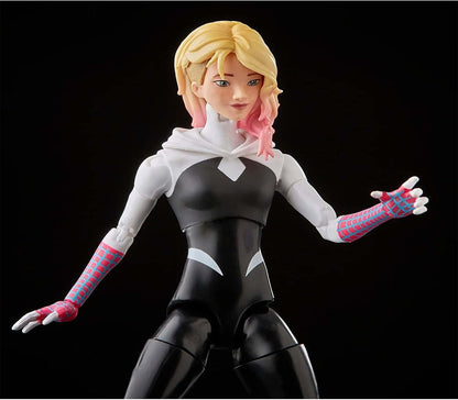 Marvel Legends Series Spider-Man Across The Spider-Verse Spider-Gwen 6-Inch Action Figure Toy, 4 Accessories