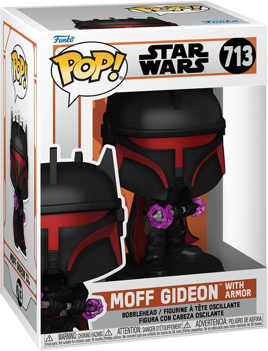 Funko POP! Star Wars: The Mandalorian - Moff Gideon with Armor - Collectable Vinyl Figure - Gift Idea - Official Merchandise - for Kids & Adults - TV Fans - Model Figure for Collectors and Display