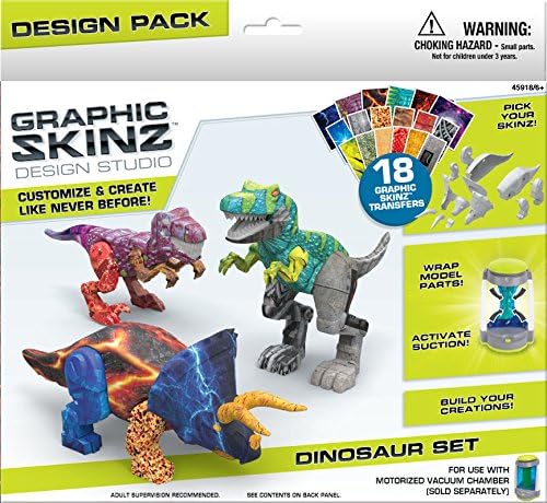 RoseArt Graphic Skinz Design Set, Dinosaur set