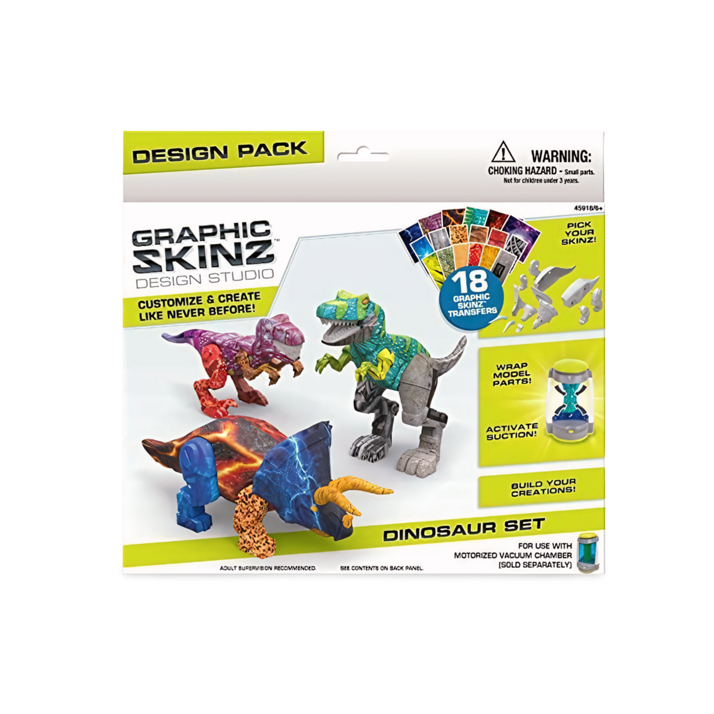 RoseArt Graphic Skinz Design Set, Dinosaur set