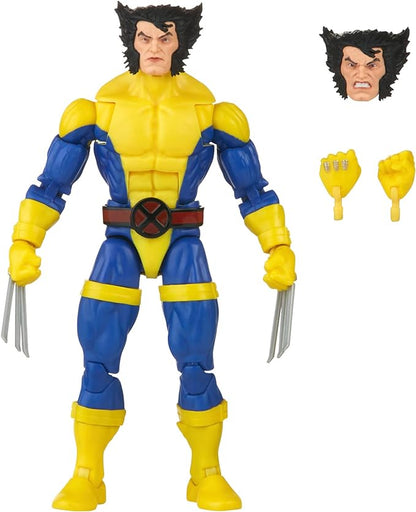 Marvel Legends Series X-Men Classic Wolverine 6-inch Action Figure Toy, 4+ Years, 3 Accessories