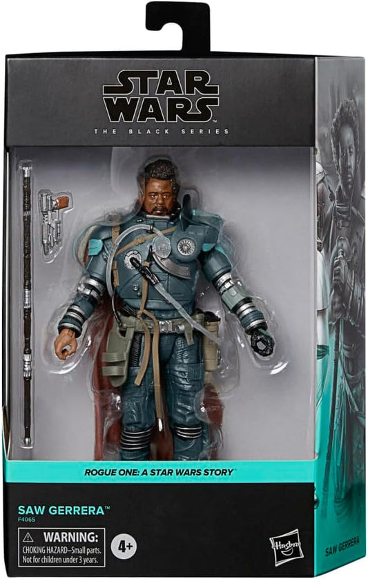 STAR WARS The Black Series Saw Gerrera Toy 6-Inch-Scale Rogue One: A Story Collectible Action Figure,Toys for Kids Ages 4 and Up