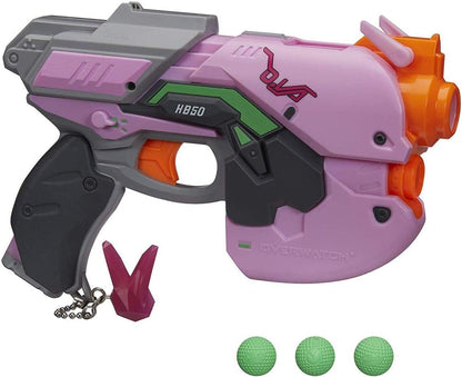 Overwatch D.Va Nerf Rival Blaster with 3 Overwatch Rival Rounds