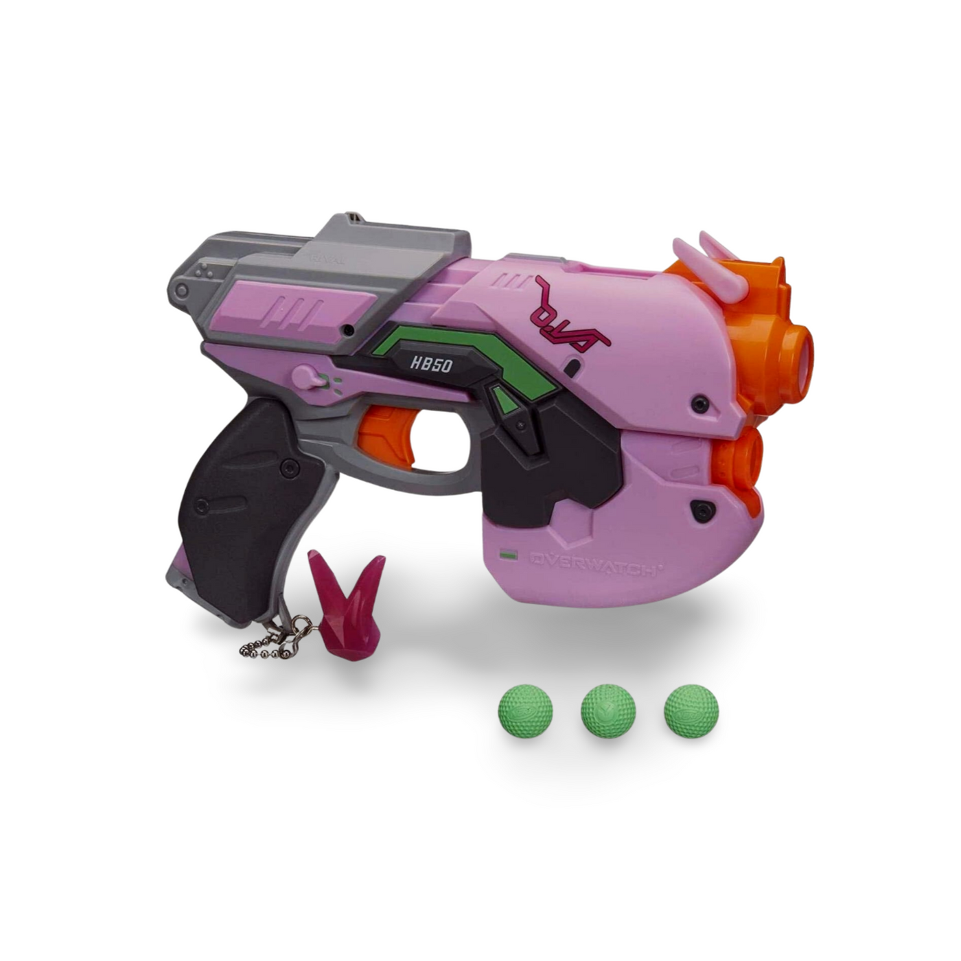 Overwatch D.Va Nerf Rival Blaster with 3 Overwatch Rival Rounds