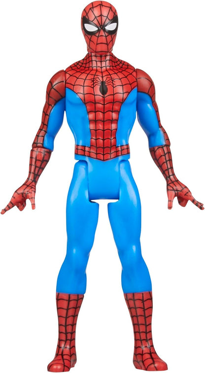 Marvel Legends Series Retro 375 Collection Spider-Man 3.75-Inch Collectible Action Figures,Toys for Ages 4 and Up