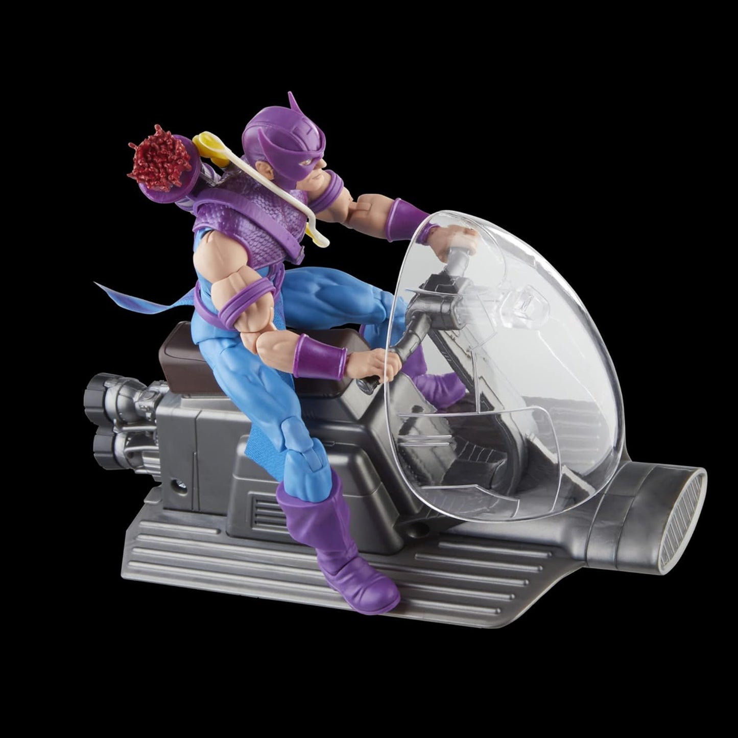 Marvel Legends Series Hawkeye with Sky-Cycle Avengers 60th Anniversary Collectible 6-Inch Action Figure and Vehicle