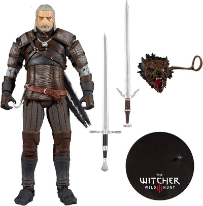 McFarlane - Witcher Gaming 7 Figures 1 - Geralt of Rivia, Brown