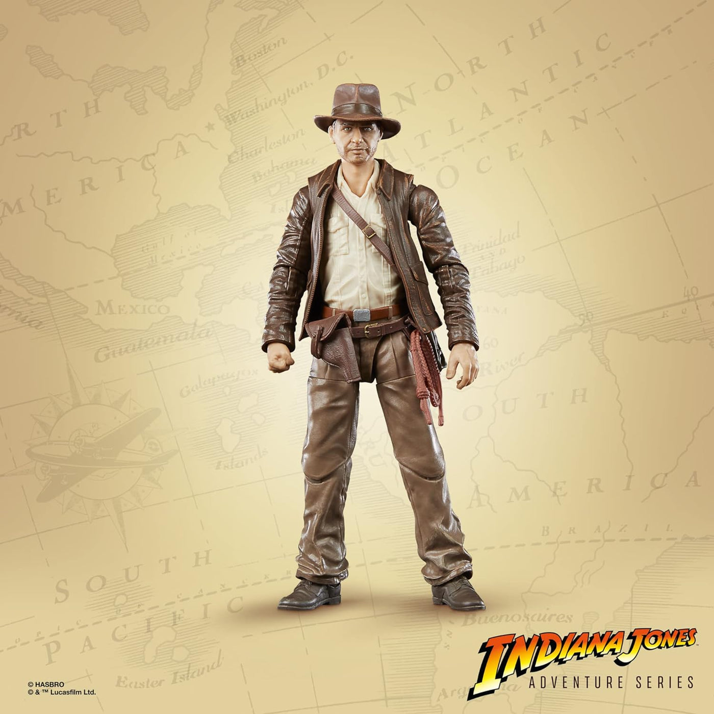 Indiana Jones Hasbro and The Raiders of The Lost Ark Adventure Series Toy, 6-inch Action Figures, Kids Ages 4 and Up