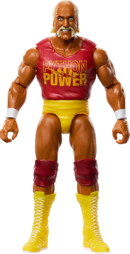 Mattel WWE Action Figure, 6-inch Collectible Hulk Hogan with 10 Articulation Points & Life-Like Look