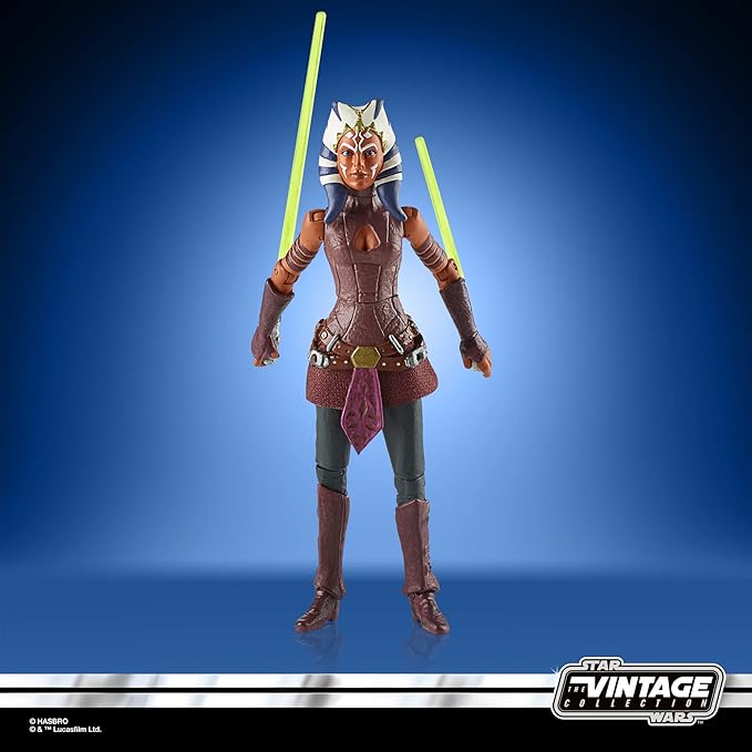 STAR WARS The Vintage Collection Ahsoka Toy VC102,3.75-Inch-Scale The Clone Wars Collectible Action Figure, Kids Ages 4 and Up