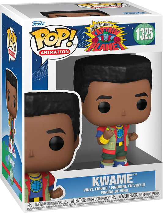 Funko POP! Animation Captain Planet - Kwame Olowe - Captain Planet and The Planeteers - Collectable Vinyl Figure - Gift Idea - Official Merchandise - for Kids & Adults - TV Fans