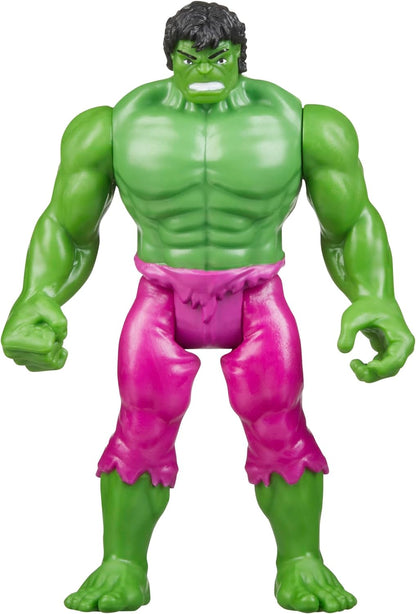 Marvel Legends Series Retro 375 Collection Hulk 3.75-Inch Collectible Action Figures,Toys for Ages 4 and Up