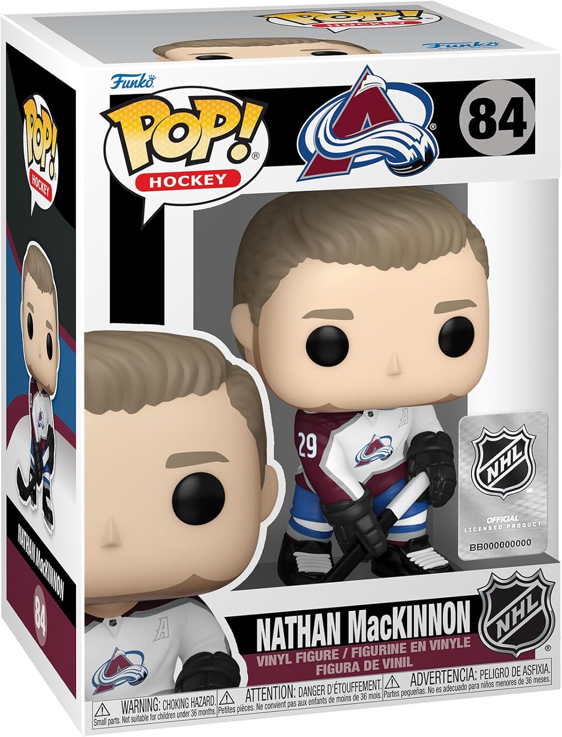 Funko Pop! NHL: Avalanche - Nathan MacKinnon