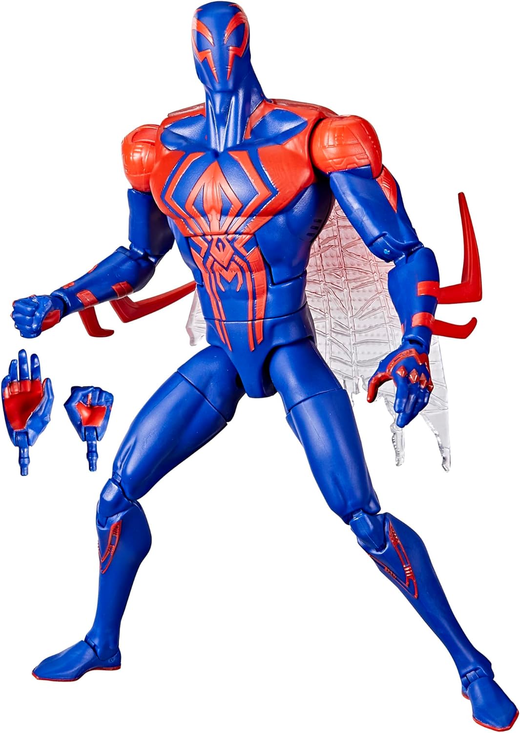 Marvel Legends Series Spider-Man: Across The Spider-Verse Spider-Man 2099 6-inch Action Figure Toy, 2 Accessories