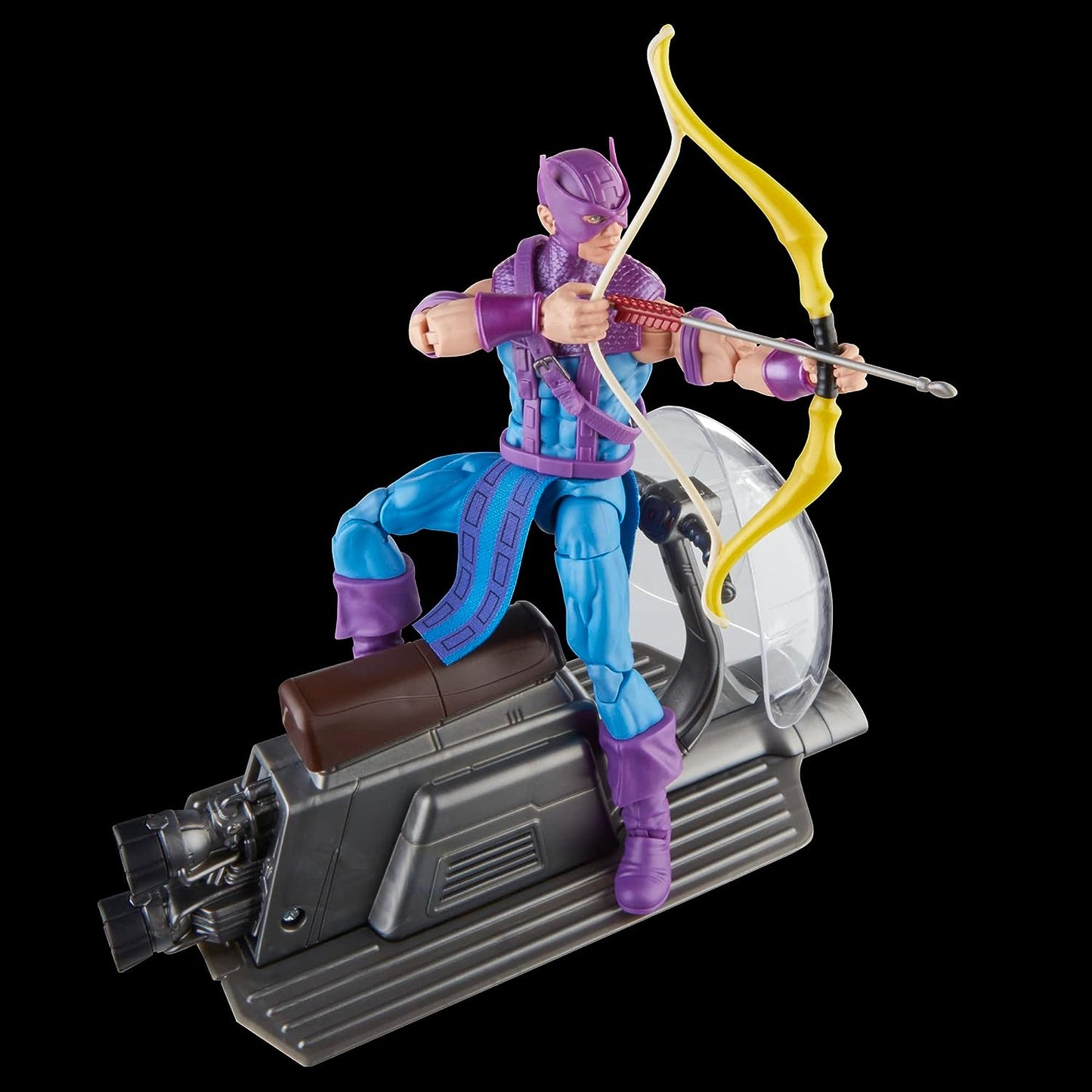 Marvel Legends Series Hawkeye with Sky-Cycle Avengers 60th Anniversary Collectible 6-Inch Action Figure and Vehicle