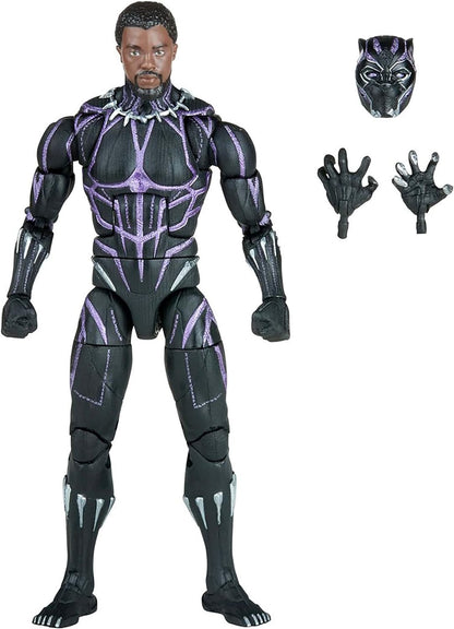 Marvel Legends Series Black Panther Legacy Collection Black Panther 6-inch Action Figure Collectible Toy, 3 Accessories