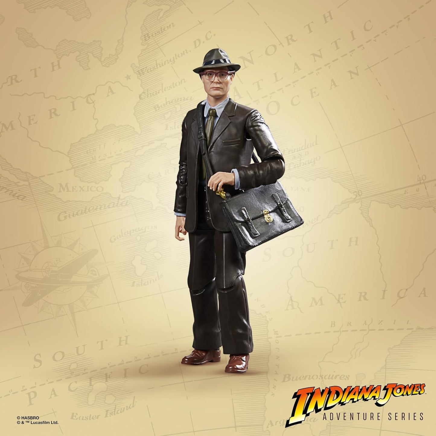 Indiana Jones and The Dial of Destiny Adventure Series Doctor Jürgen Voller Action Figure, 6-inch Action Figures for Kids Ages 4 and Up, Medium