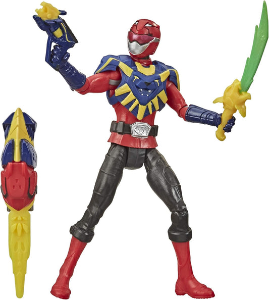 Power Rangers Beast Morphers Beast-X King Red Ranger 6-inch Action Figure Toy Inspired by The TV Show