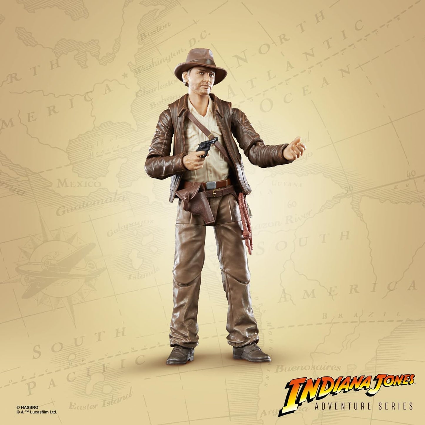 Indiana Jones Hasbro and The Raiders of The Lost Ark Adventure Series Toy, 6-inch Action Figures, Kids Ages 4 and Up