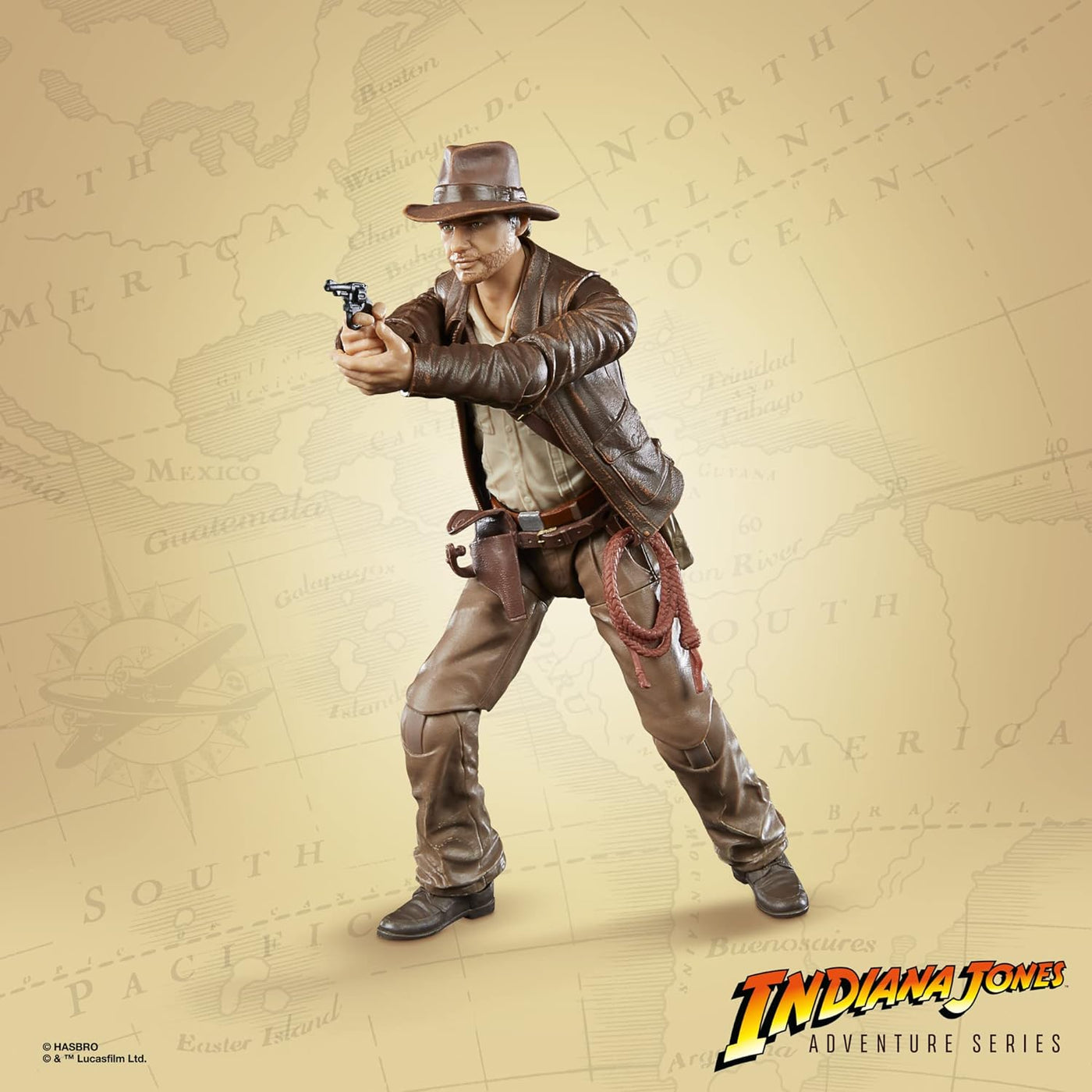 Indiana Jones Hasbro and The Raiders of The Lost Ark Adventure Series Toy, 6-inch Action Figures, Kids Ages 4 and Up