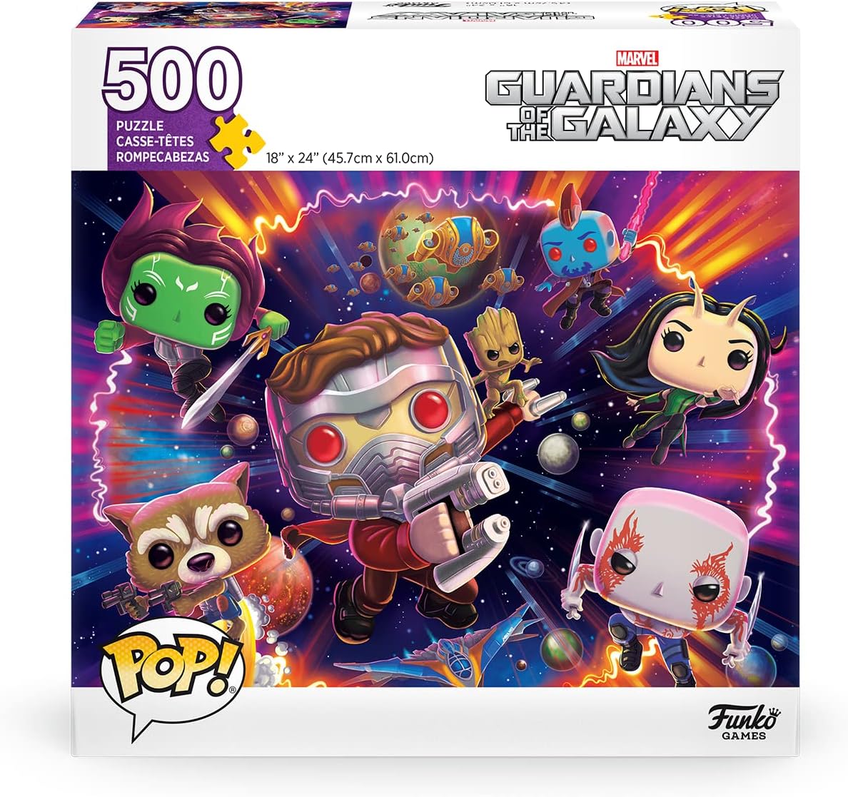 Funko Pop! Marvel Puzzle: Guardians of The Galaxy