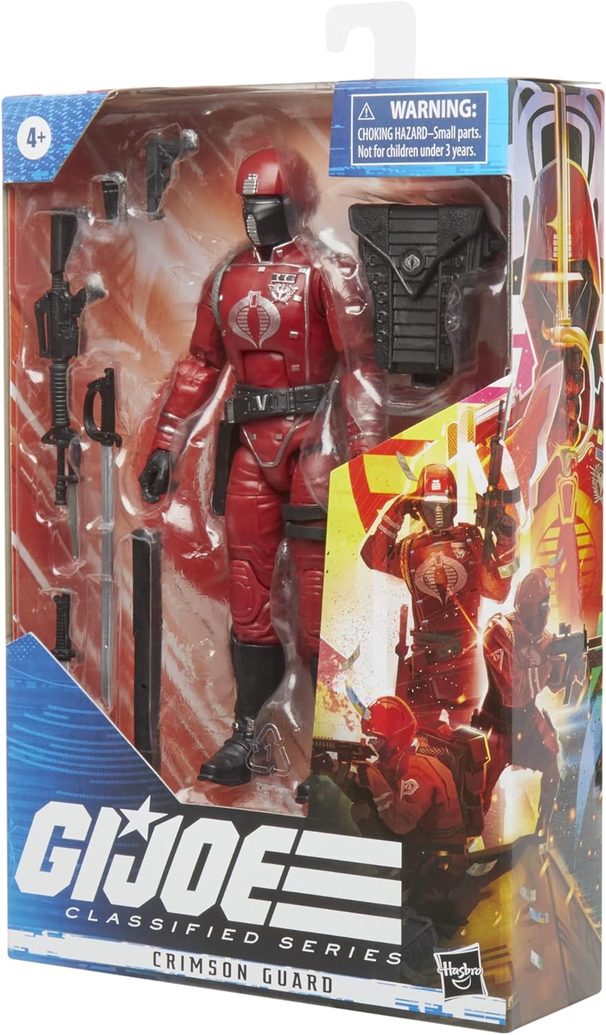 G.I. Joe Classified Series Crimson Guard Action Figure 50 Collectible Premium Toys, Multiple Accessories 6-Inch-Scale and Custom Package Art