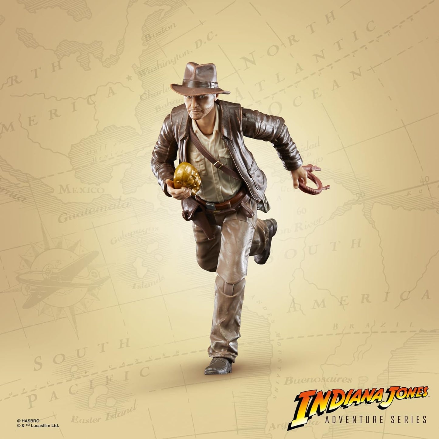 Indiana Jones Hasbro and The Raiders of The Lost Ark Adventure Series Toy, 6-inch Action Figures, Kids Ages 4 and Up