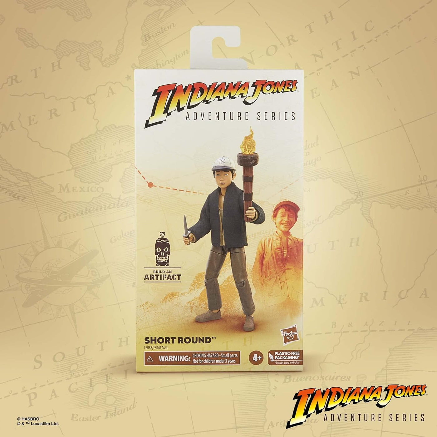 Indiana Jones and The Temple of Doom Adventure Series Short Round Toy, 6-inch, Action Figures, Toys for Kids Ages 4 and up