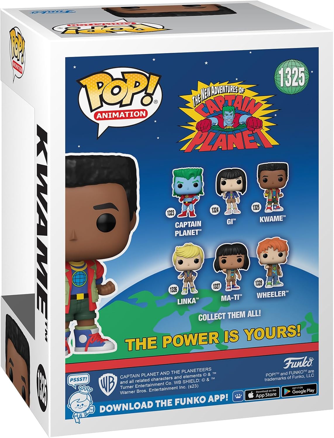 Funko POP! Animation Captain Planet - Kwame Olowe - Captain Planet and The Planeteers - Collectable Vinyl Figure - Gift Idea - Official Merchandise - for Kids & Adults - TV Fans