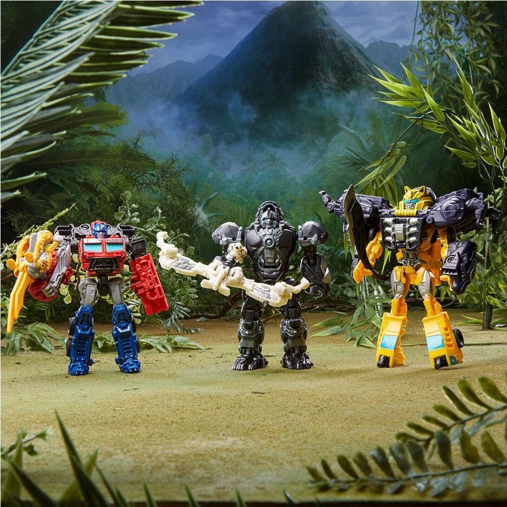 Transformers Toys Rise of The Beasts Movie, Beast Alliance, Beast Battle Masters Skullcruncher Action Figure - Ages 6 and Up, 3-inch